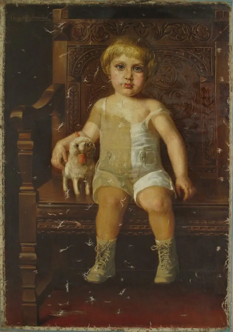 שיקום פורטרט שמן גדול