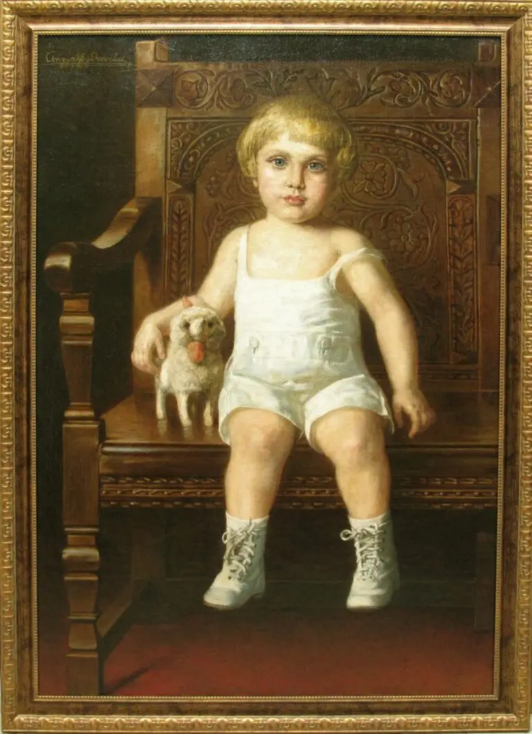 שיקום פורטרט שמן גדול