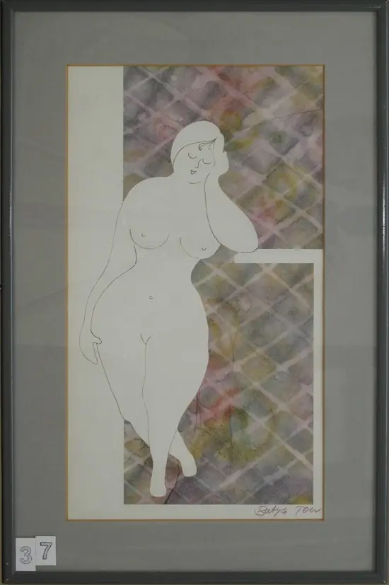 בתיה טון,, רישום וקולאז', מקור