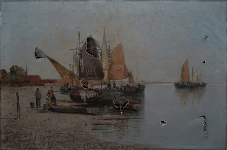 ציור שמן על קנבס