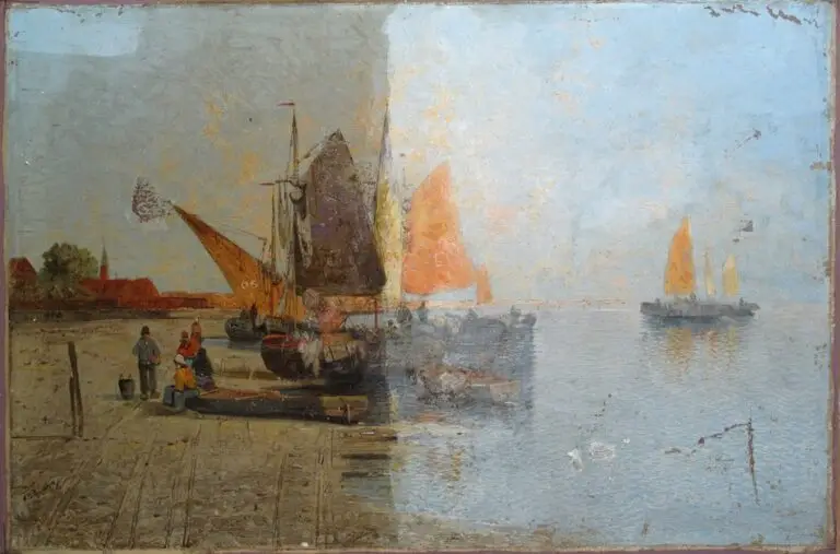 ציור שמן על קנבס