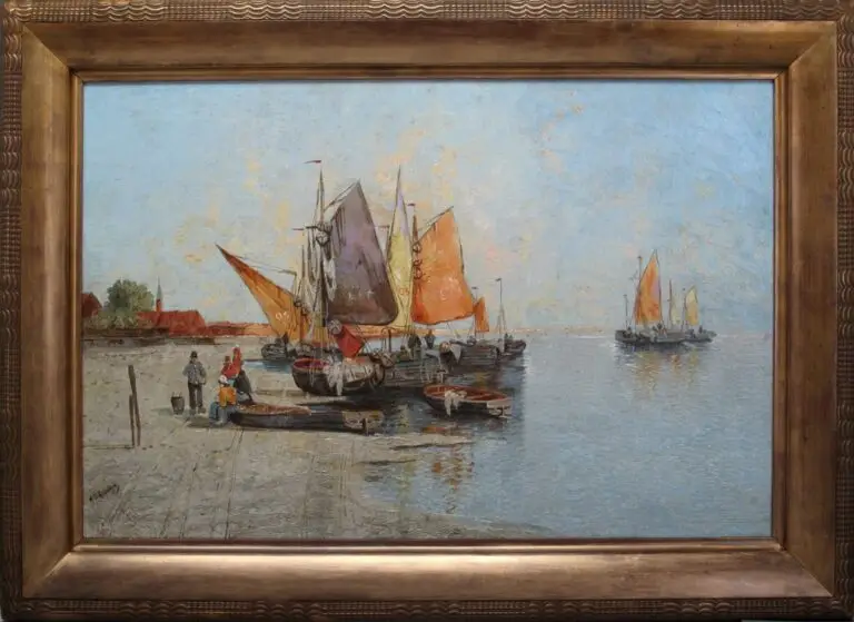 ציור שמן על קנבס - שיקום יצירה