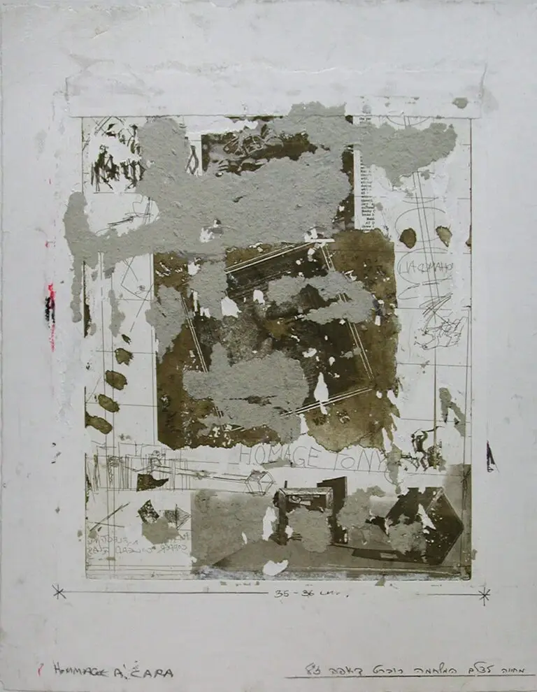 רסטורציה של טכניקה מעורבת של תומרקין