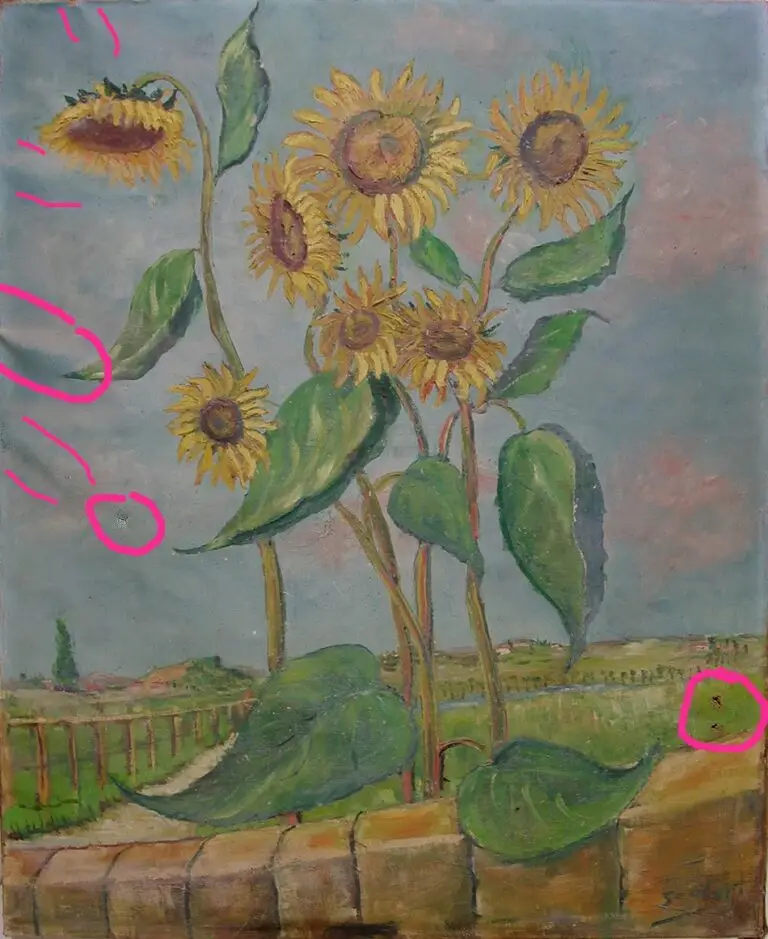 רסטורציה וקונסרבציה של ציור שמן