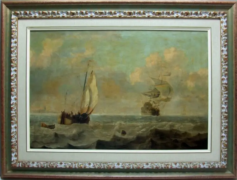 שיקום ושימור ציור על פנל עץ