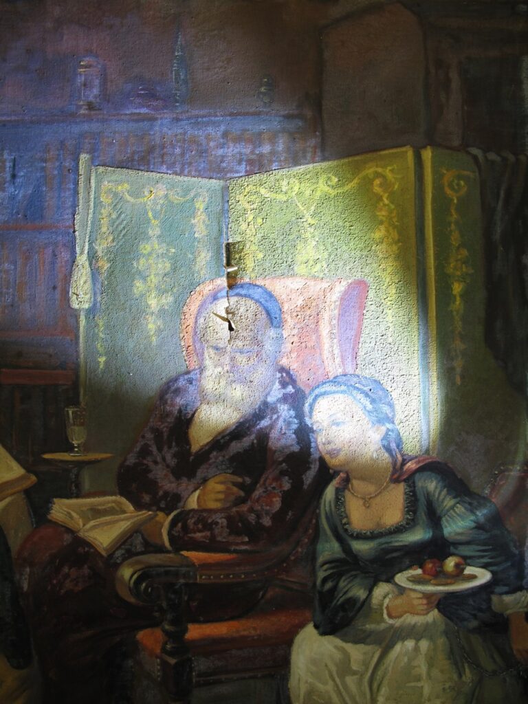 רסטוראציה של ציור יודאיקה גדול