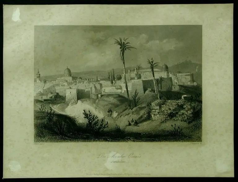 שיקום ושימור תחריט עתיק על נייר שנפגע מעובש