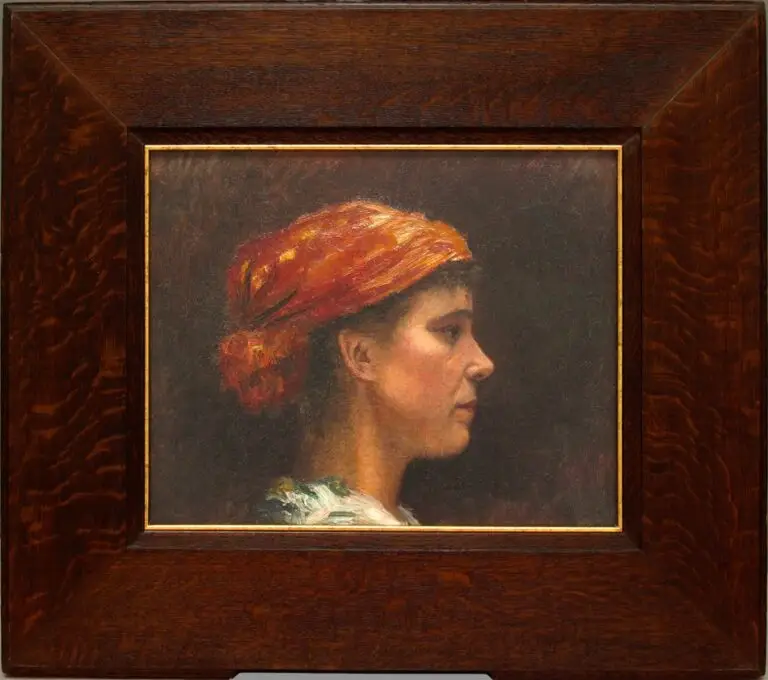 שיקום ושימור פורטרט -שמן על קנבס