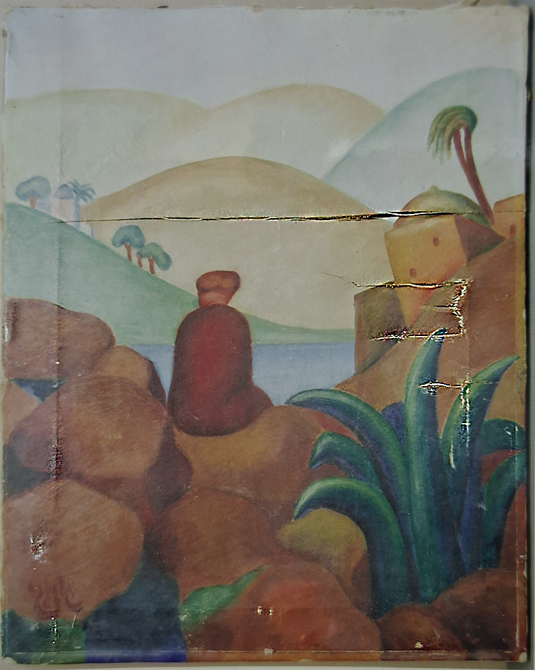 ציור השמן כפי שמצאתי אותו