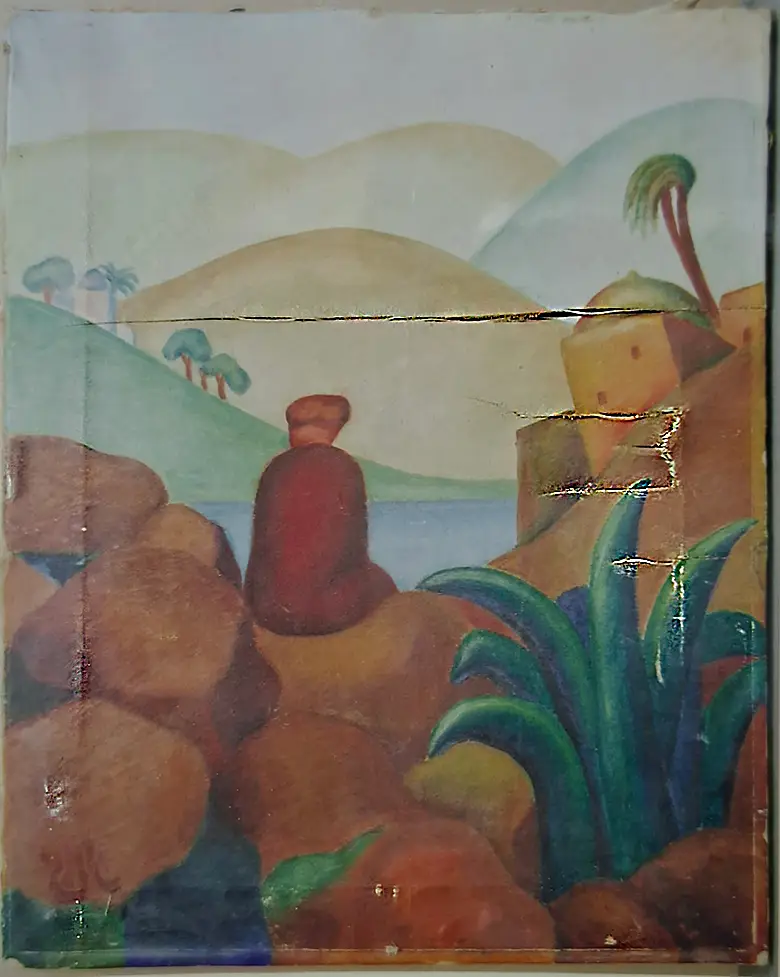 ציור השמן כפי שמצאתי אותו