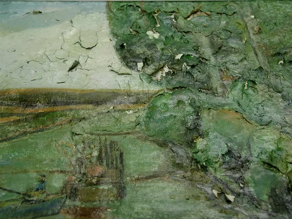 ציור שמן - תהליך שימור אמנות